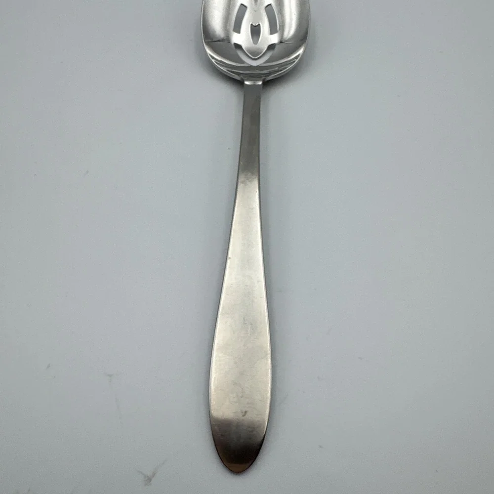 Oneida All American Stainless Glen Cove Slotted Serving Spoon